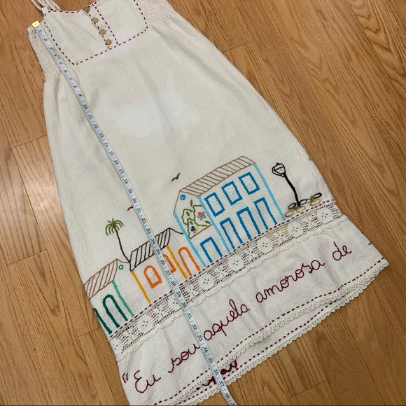 Vintage Embroidered Beach Summer Dress - Picture 8 of 11